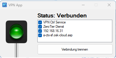 Zero Tier Service GUI